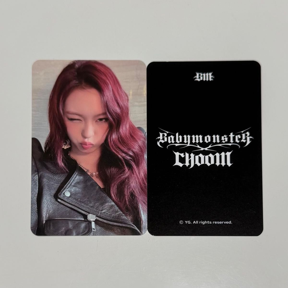BABYMONSTER 奇奇塔 CHOOM TOUR MD 收藏册 交易卡