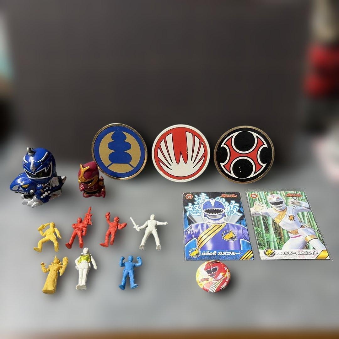 Sentai Hero Mini Figure, Card, Badge, and Keychain Lot Sale