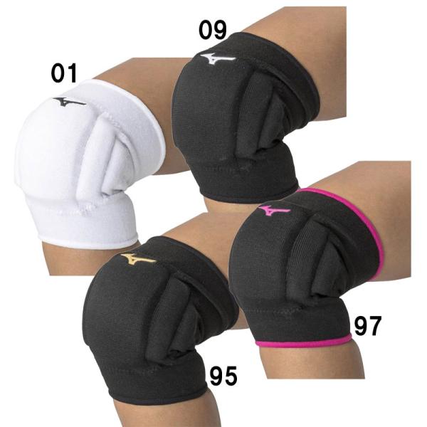 美津浓 MIZUNO 护膝(带垫片/1个装)(排球) 女式 排球 护具 膝盖 23SS (V2MYA201)