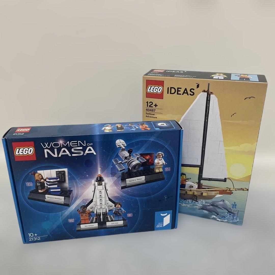 乐高 Ideas NASA 女性们 21312 & 游艇冒险 40487