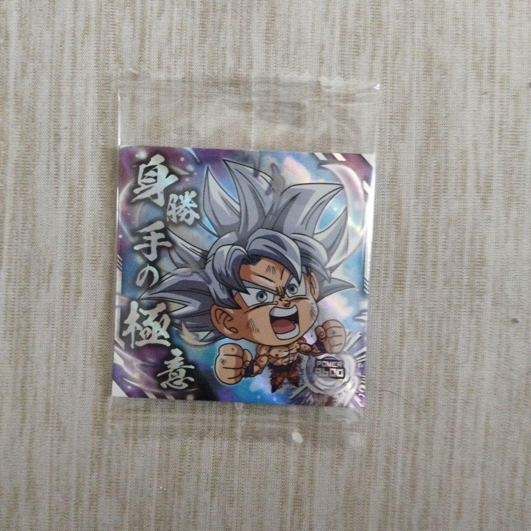 龙珠超 战士贴纸威化饼 超第9弹 GR 孙悟空 任性之极意