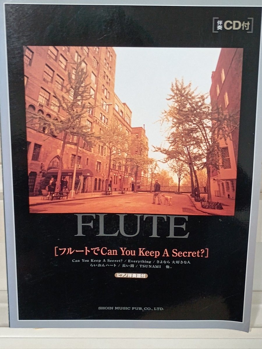 FLUTE フルートでCan You Keep A Secret? ピアノ伴奏譜付 CD付