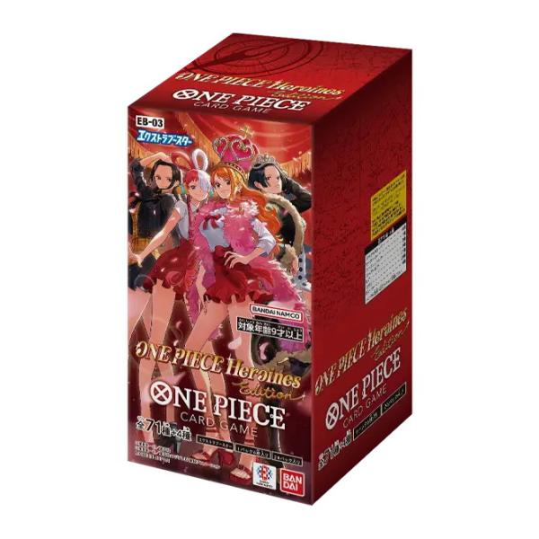 《新品》 {TCG} (BOX)(再售) ONE PIECE卡片游戏额外助推器ONE PIECE Heroines Edition【EB-03】万代 (24包)(20260926)