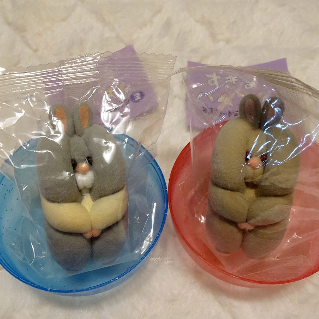 Gap Hamster Mascot Figure 2 Gacha Silver Bandit Golden Cinnamon