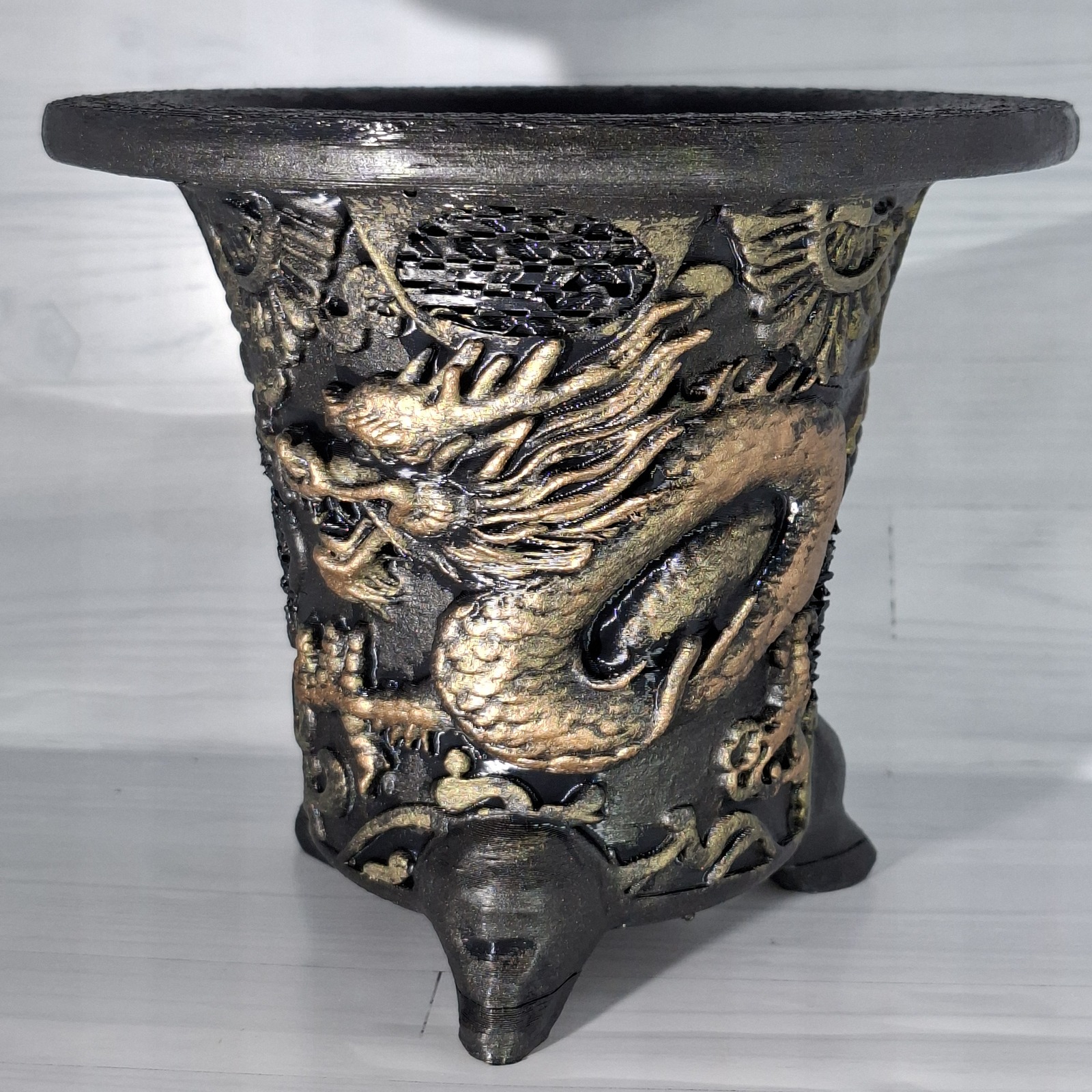 龙虎万年青盆式花盆_3D打印机制造
