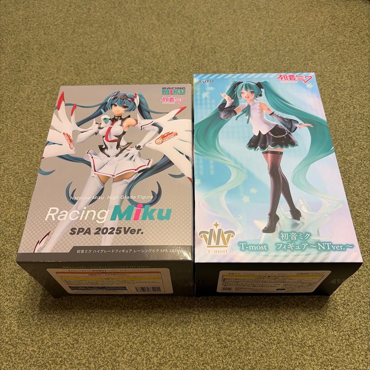 初音未来 手办 两种套装 赛车版Miku SPA 2025版 & T-most NT版 全新未拆封