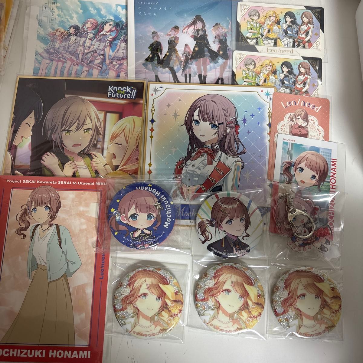 《公主连接!Re:Dive》望月穗波、日野森志步 周边商品整批出售 罐装徽章 色纸 卡牌 Leo/need
