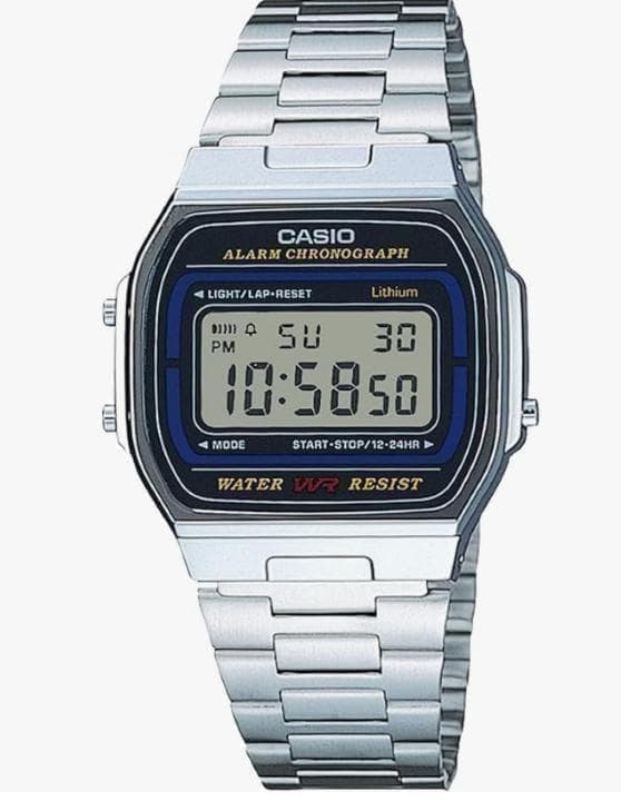 0246 Casio A164WA-1QJH watch Chipkashi Silver