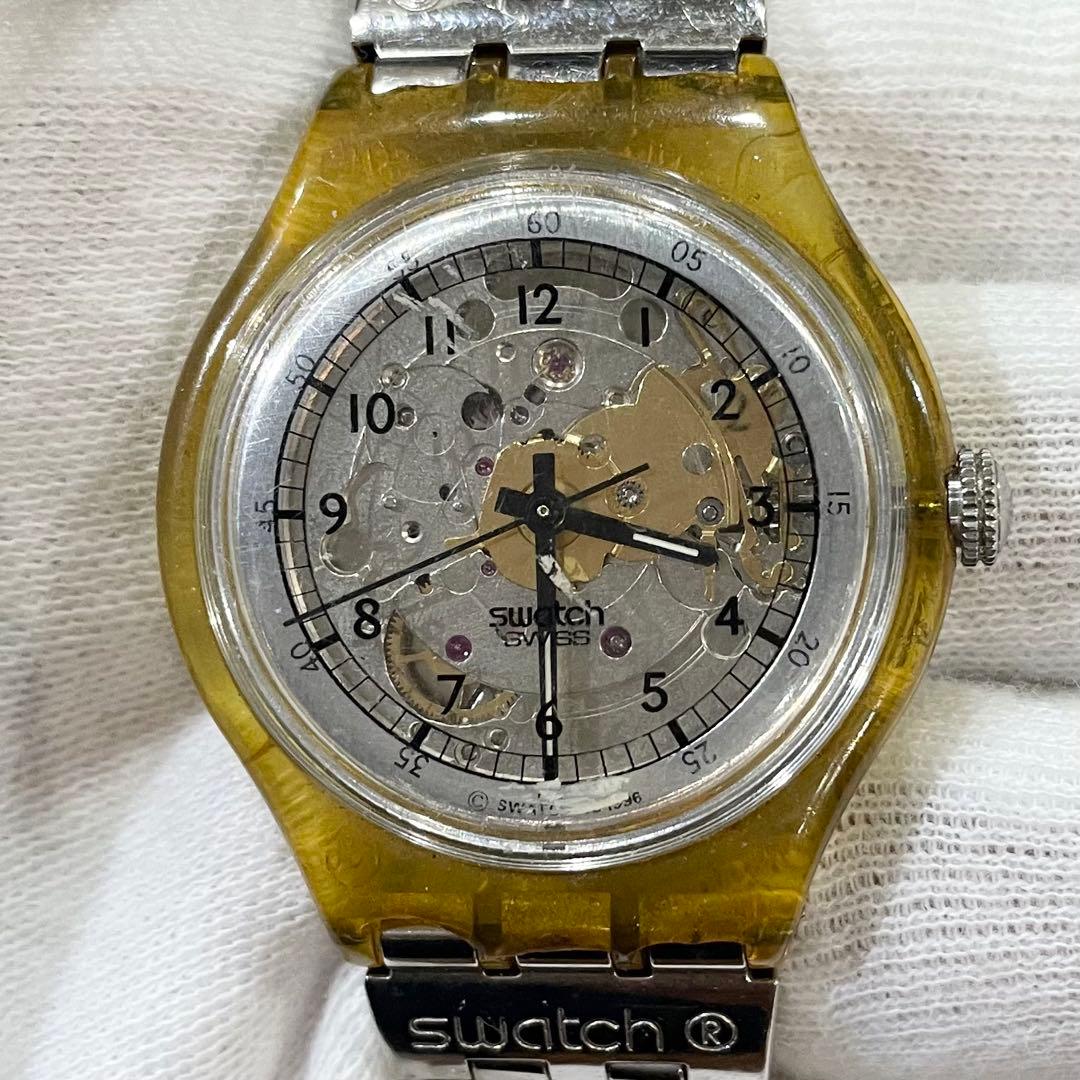 Swatch 斯沃琪 自动上链 镂空 腕表