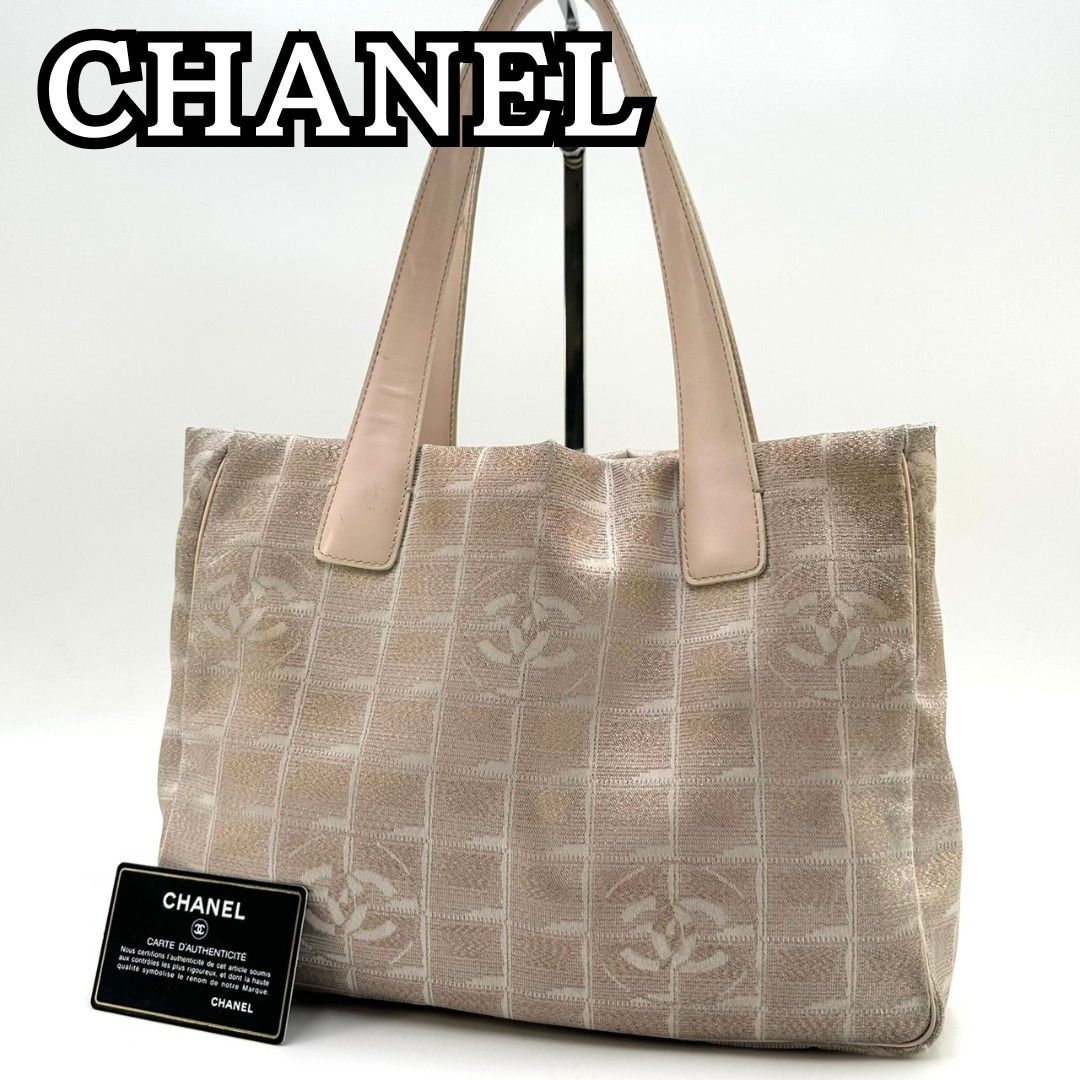 香奈儿 CHANEL 新旅行系列 PM 亮片托特包 手提包 可可标志