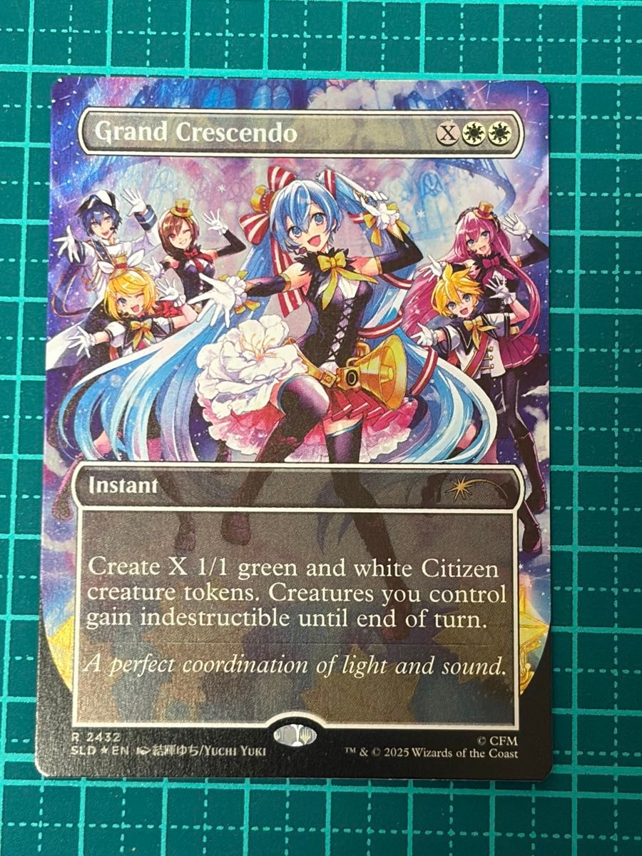 MTG 盛大なるクレッシェンド Grand Crescendo 英語版 初音ミク Secret Lair コラボ