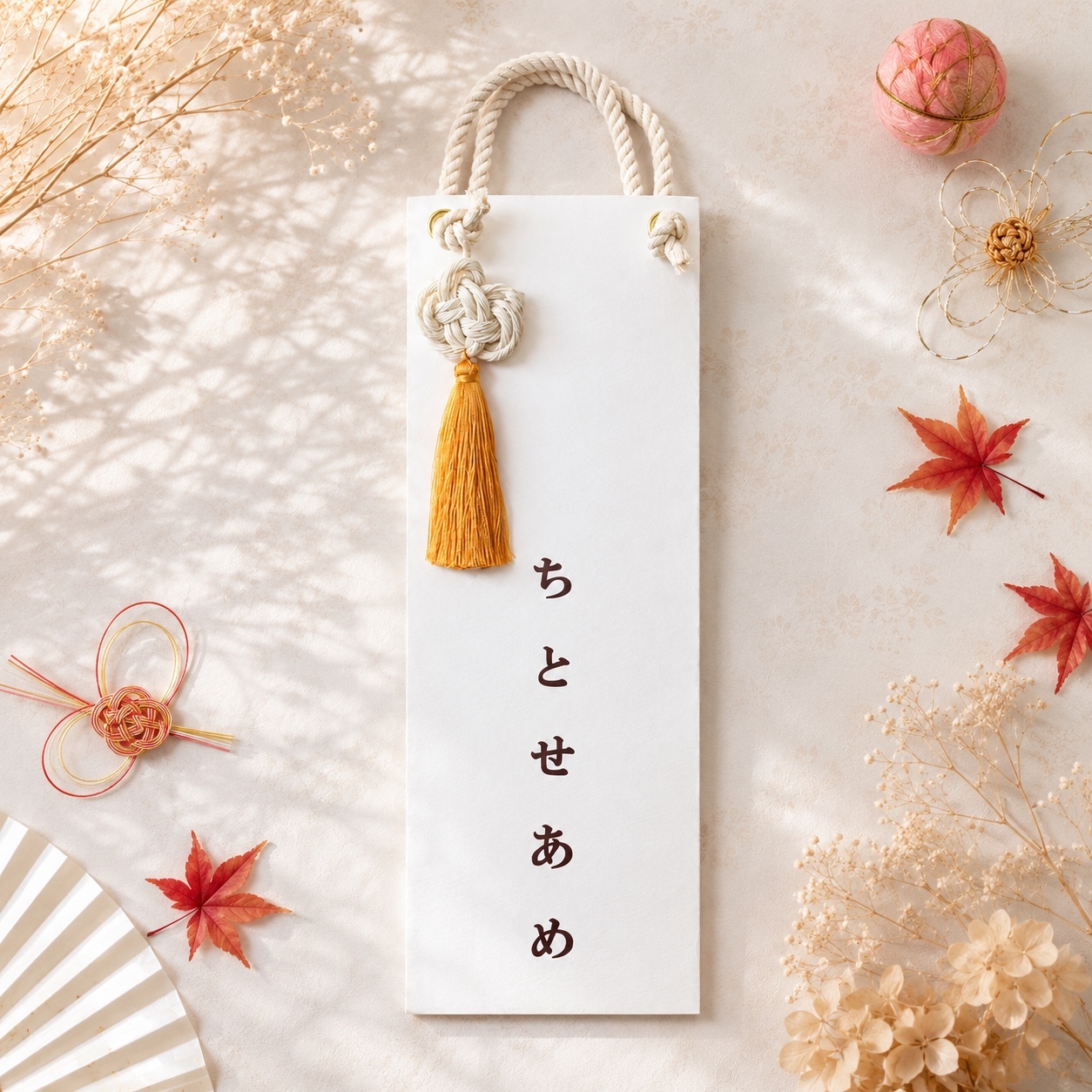 【【七五三】千歳飴袋|可定制名字|3岁5岁7岁|次日发货·与和服相配的淡色设计