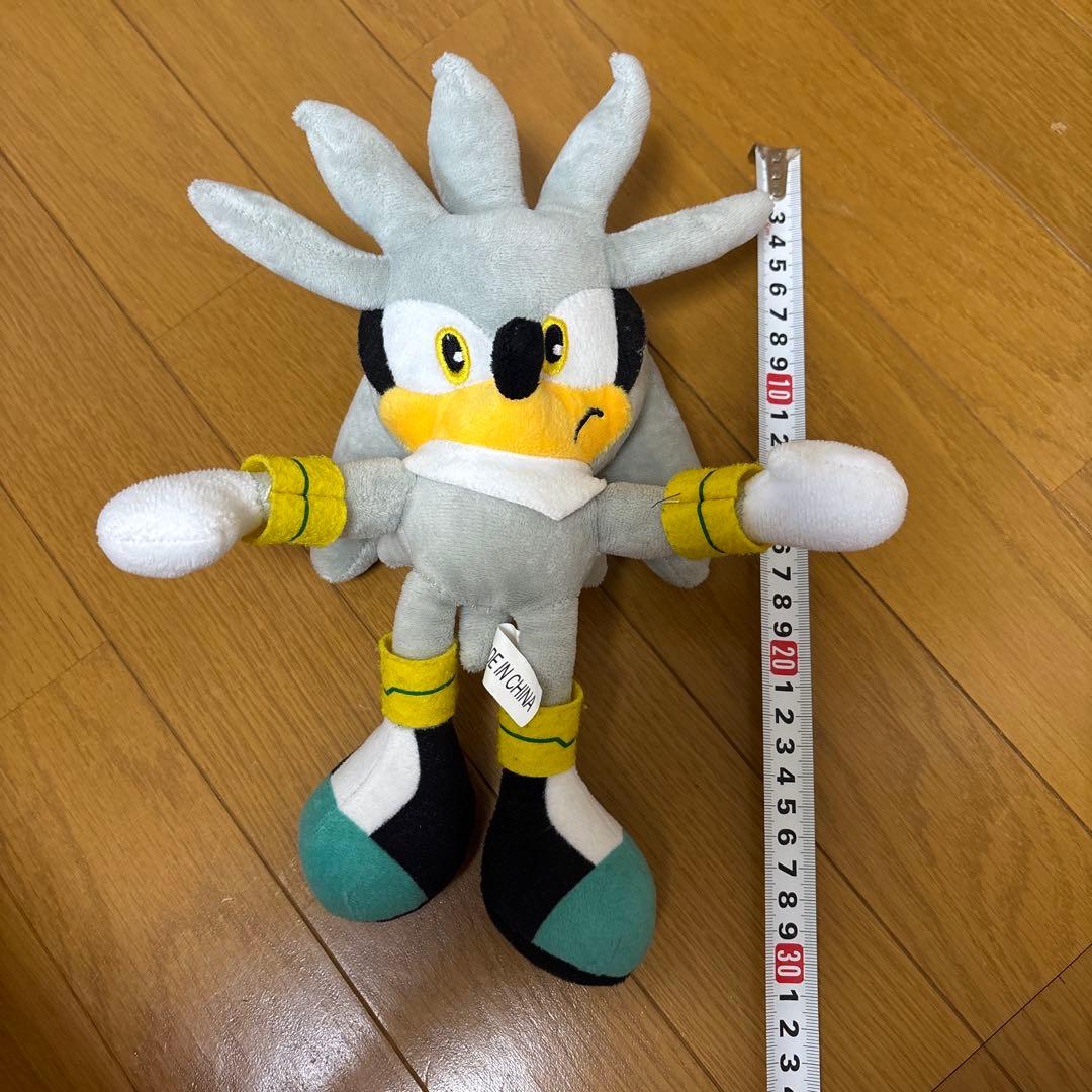 索尼克刺猬 银色 毛绒玩具 稀有 珍品