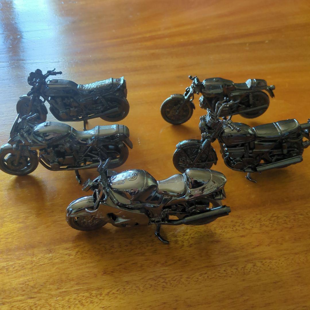 Red Baron Suzuki Motorcycle Miniature Figure 5-Piece Set