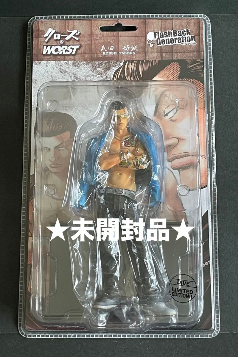 CLOSURE & WORST ★武田好诚★ DIVE版 FBG 手办 骷髅系谱篇 武装战线 未开封 未使用 DIVE LIMITED