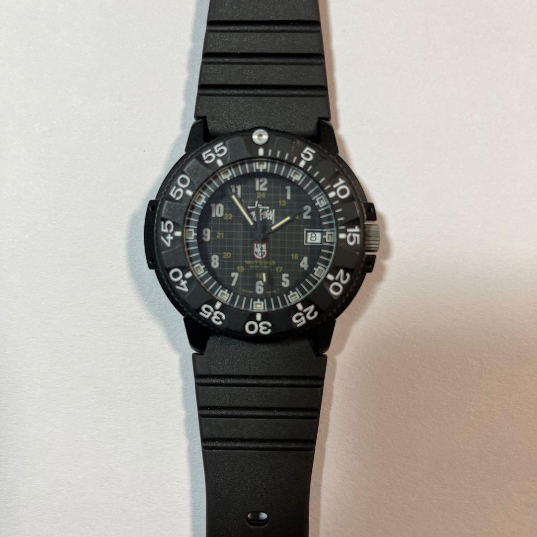 【未使用】STUSSY × LUMINOX 海军海豹突击队 联名腕表