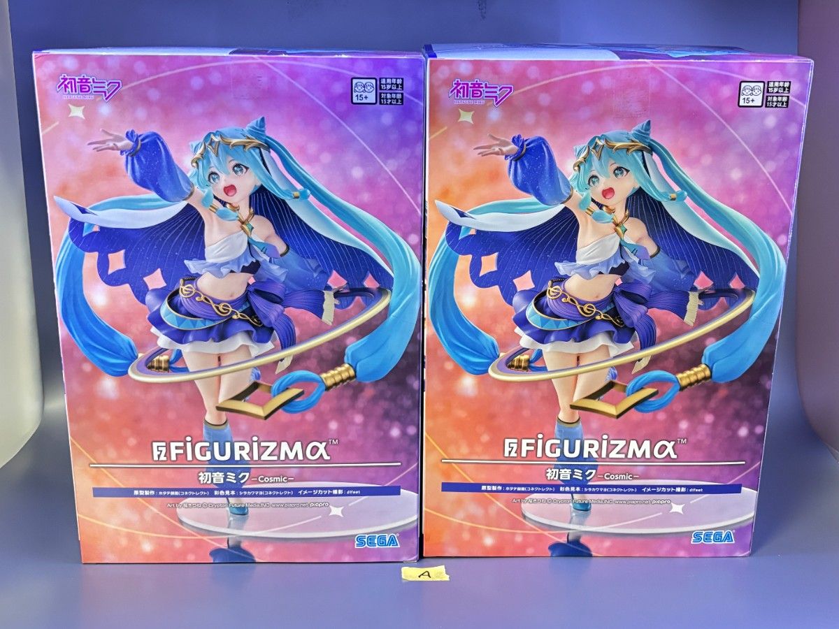 【Unopened Shipping】Hatsune Miku FIGURIZMα Hatsune Miku Cosmic Figure 2-Pack a