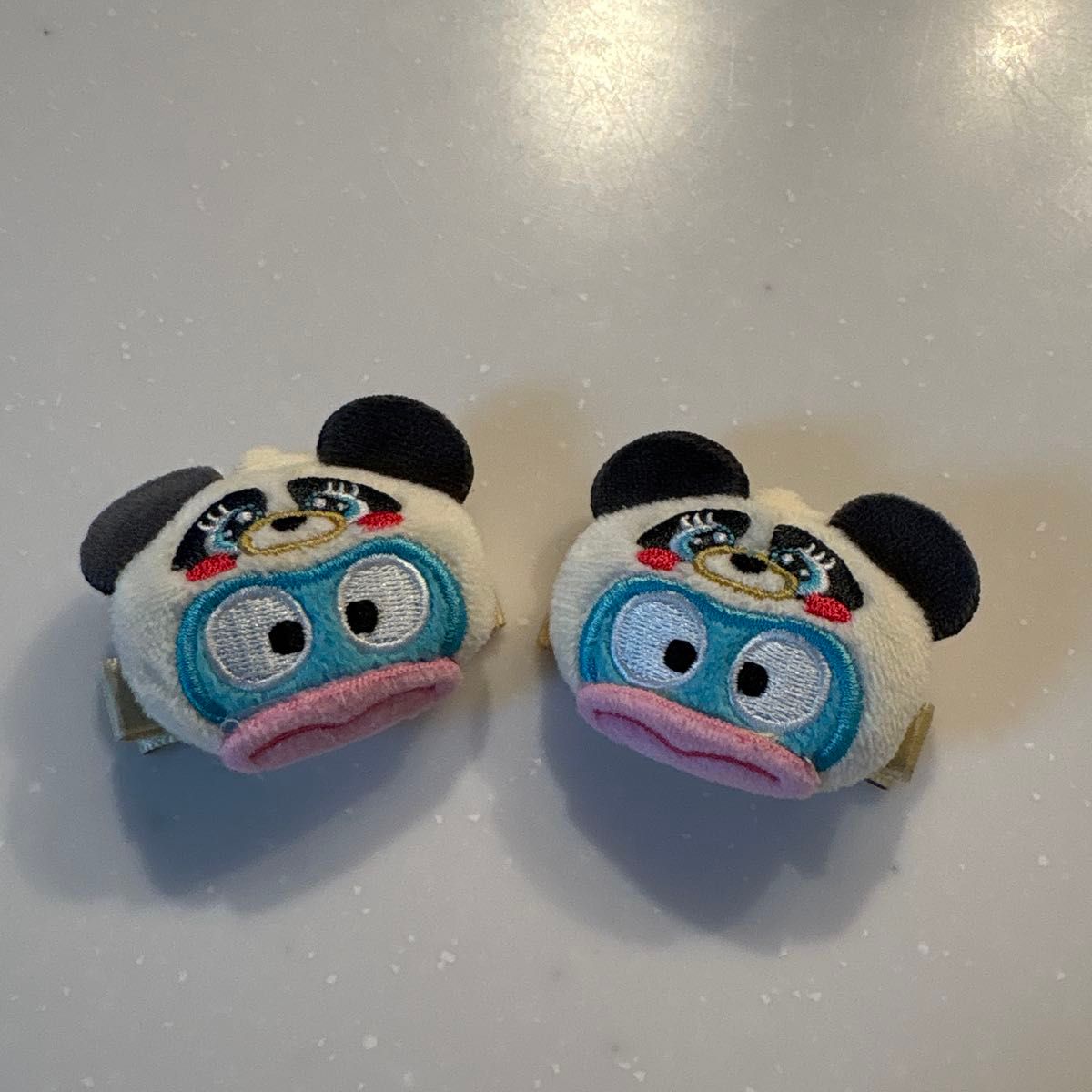 Hangyodong Panda Hair Clip, 2-Piece Set, Sanrio