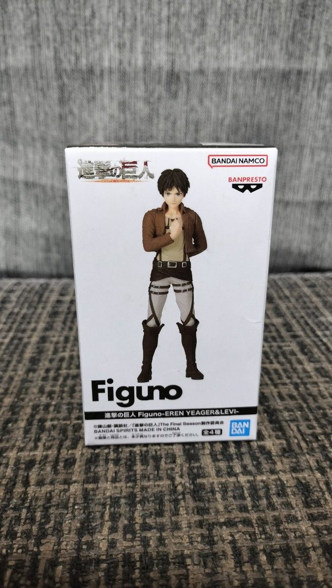 进击的巨人 Figuno 艾伦·耶格尔 B 手办 万普勒斯 未开封