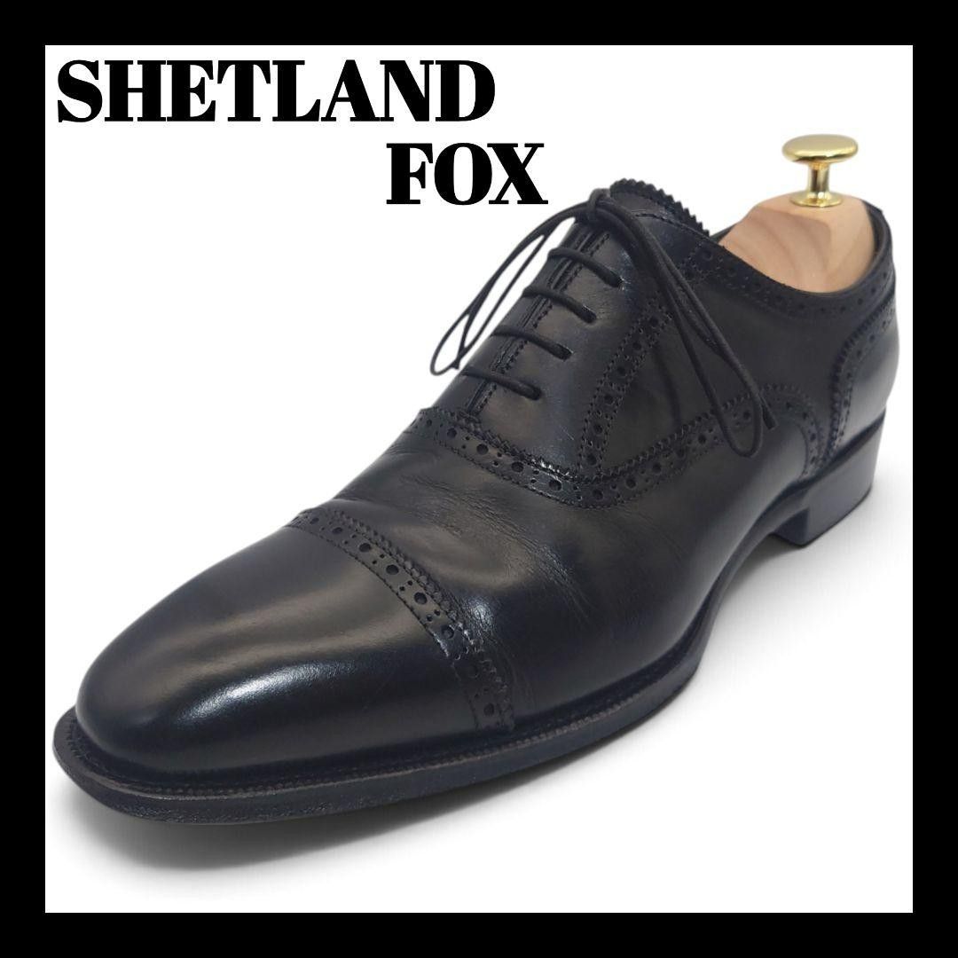 谢特兰福克斯直芯片半博客内羽毛黑商务SHETLANDFOX法律礼服鞋