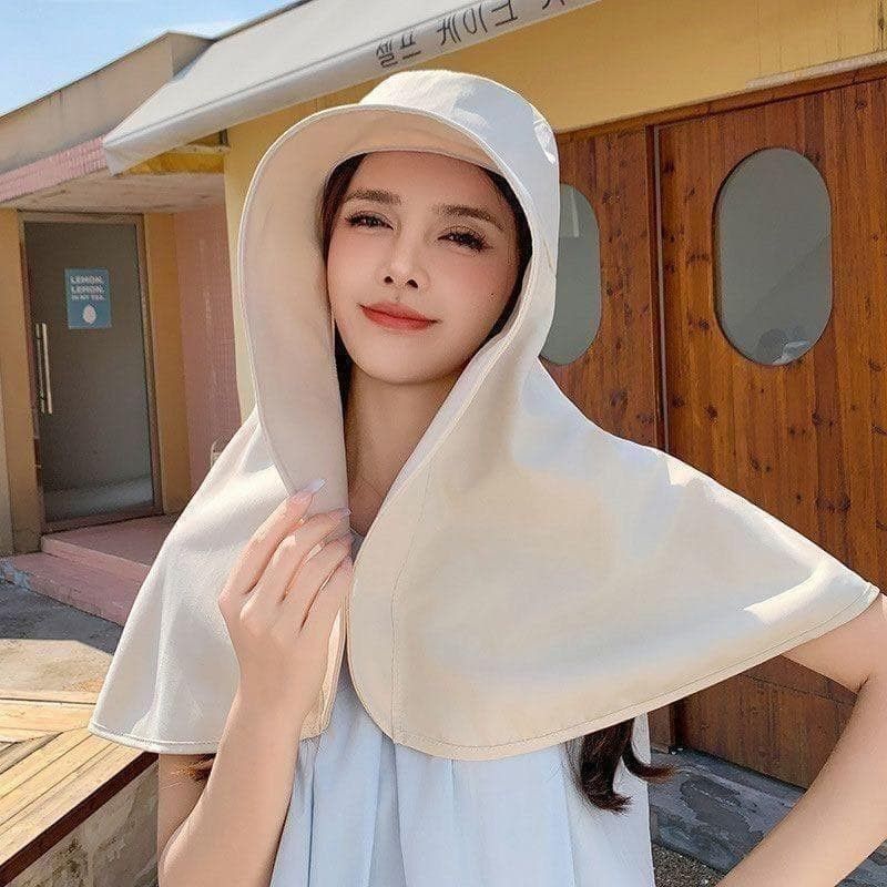 女士帽子防晒UV切割帽子ivoly out