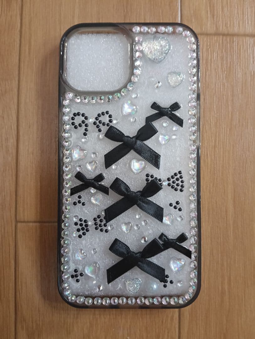 装饰手机壳 iPhone13/14/15款 黑色 批量生产型