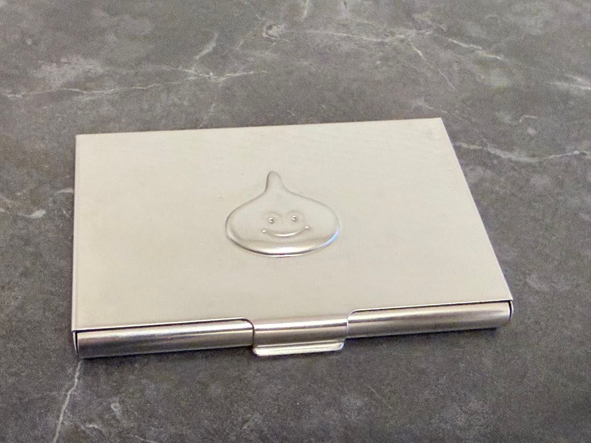 Dragon Quest Slime Metal Card Case Business Card Holder Silver