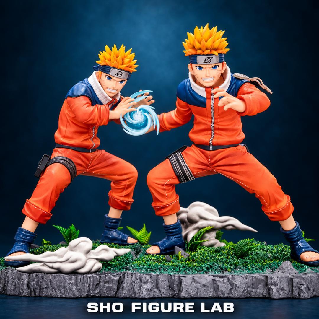 NARUTO Naruto Uzumaki Shadow Clone Rasengan Light-Up Connectable Figure