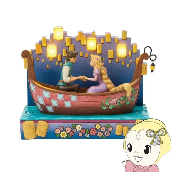 ディズニー フィギュア ラプンツェルとフリン ボート with LEDランタン ディズニー・トラディション enesco 6016897 塔の上のラプンツェル/srm