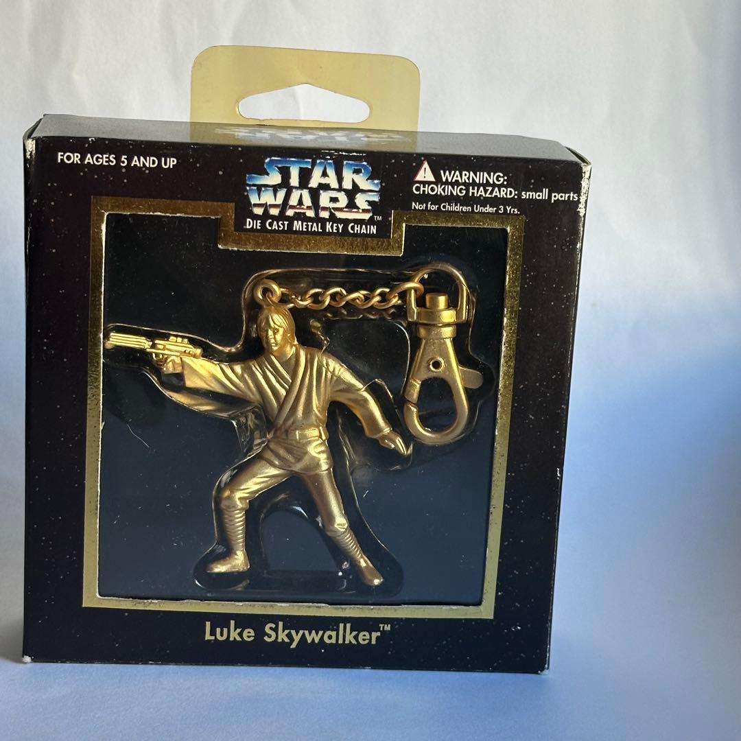 【Unopened】STAR WARS Luke Skywalker Keychain Gold
