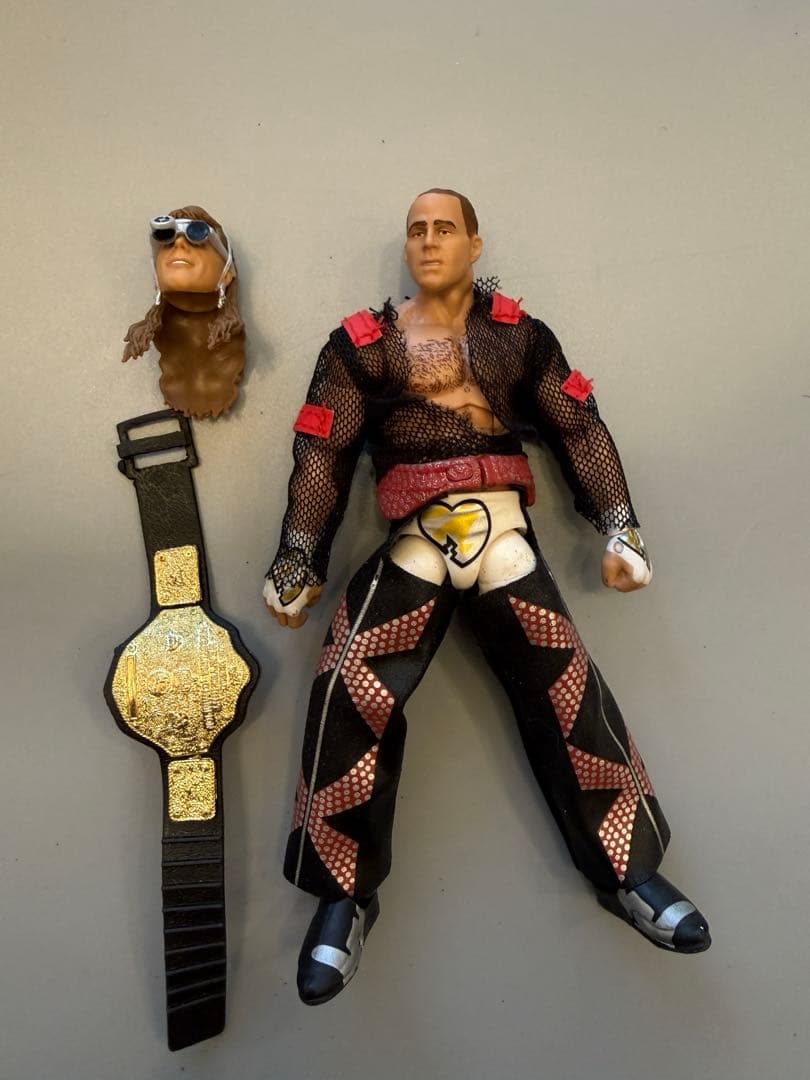 WWE Wrestler Figure with Champion Belt