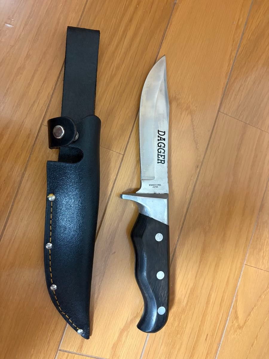 DAGGER 户外刀 带刀鞘 不锈钢 日本制造