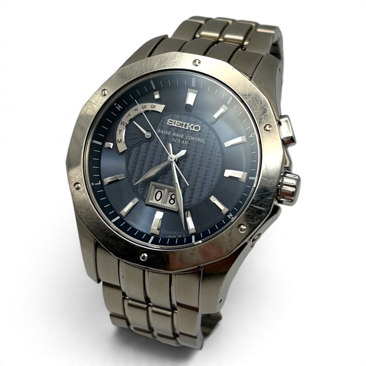 SEIKO 布莱兹 Big Tate 钛金属 深蓝色表盘