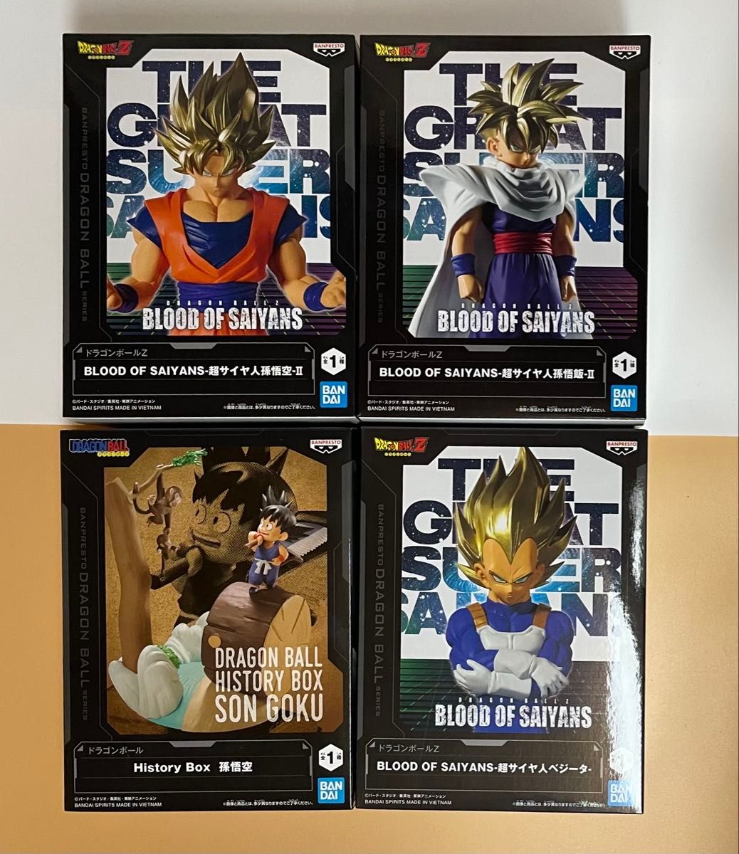 龙珠花样滑冰4种套装BLOOD OF SAIYANS History Box