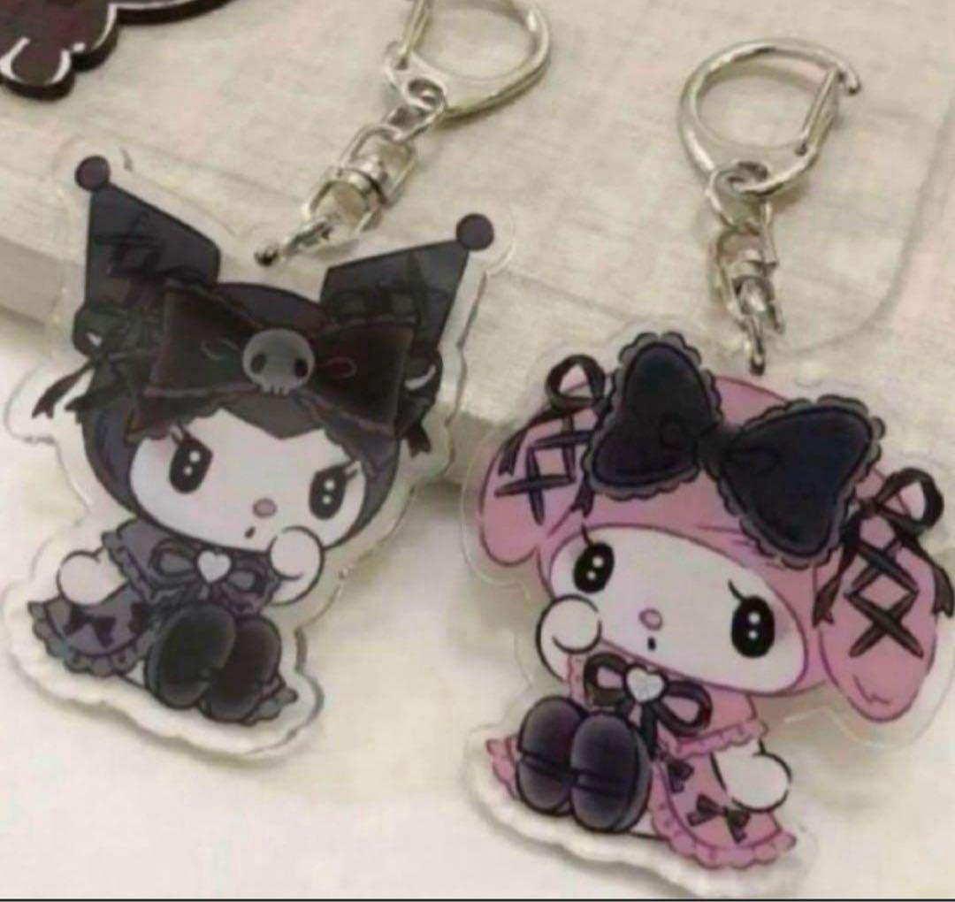 My Melody Chlo' Midnight Melochro Acrylic Keychain