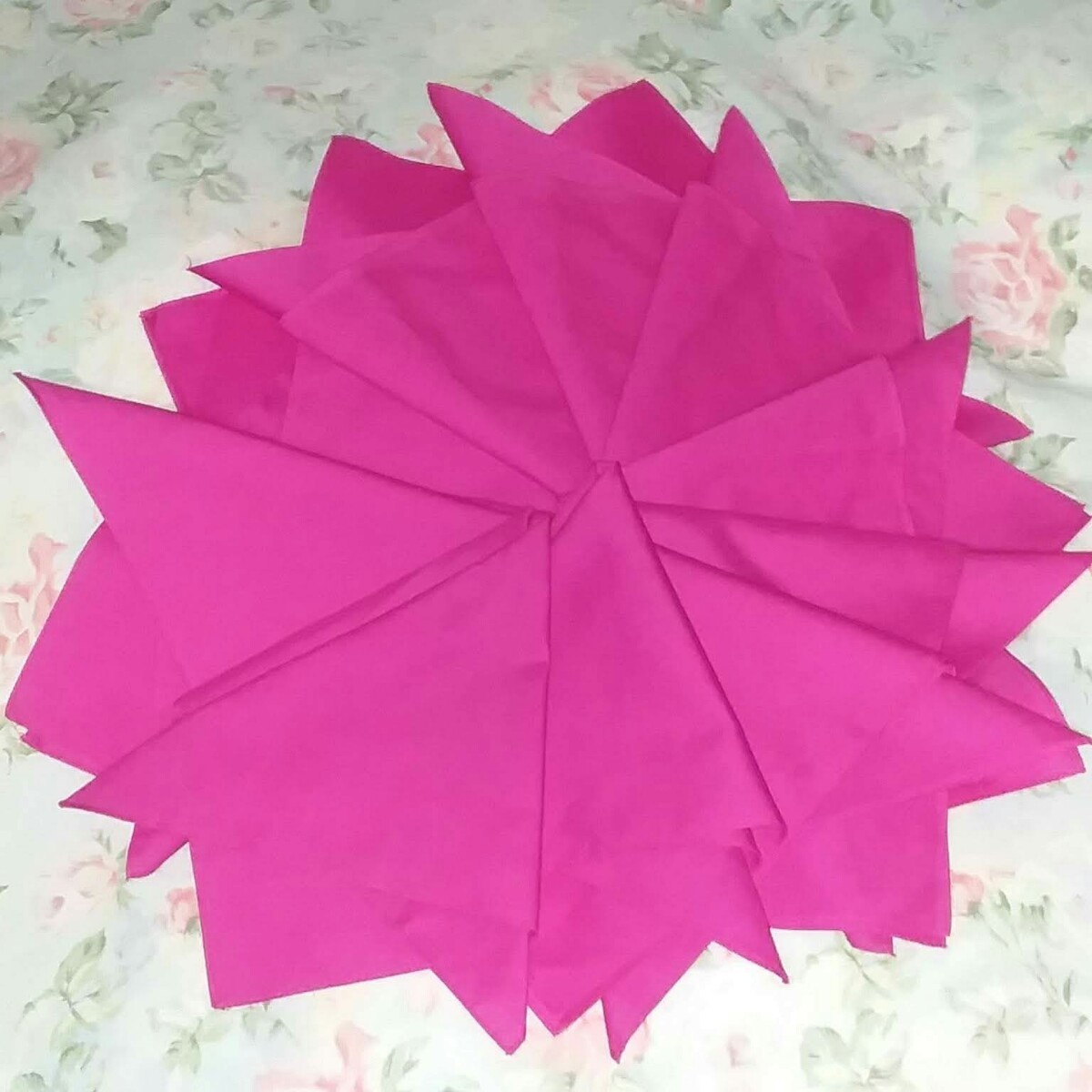 ★ハンカチ10枚セット 手芸 布 ピンク 生地 ハギレ 素材 材料 ハンドメイド ラッピング★手作り グッズ