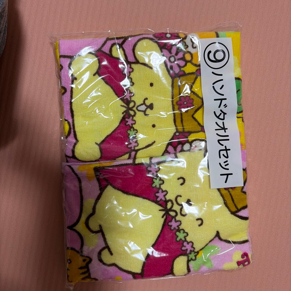 サンリオ ポムポムプリン ⑨ハンドタオルセット 2枚組
