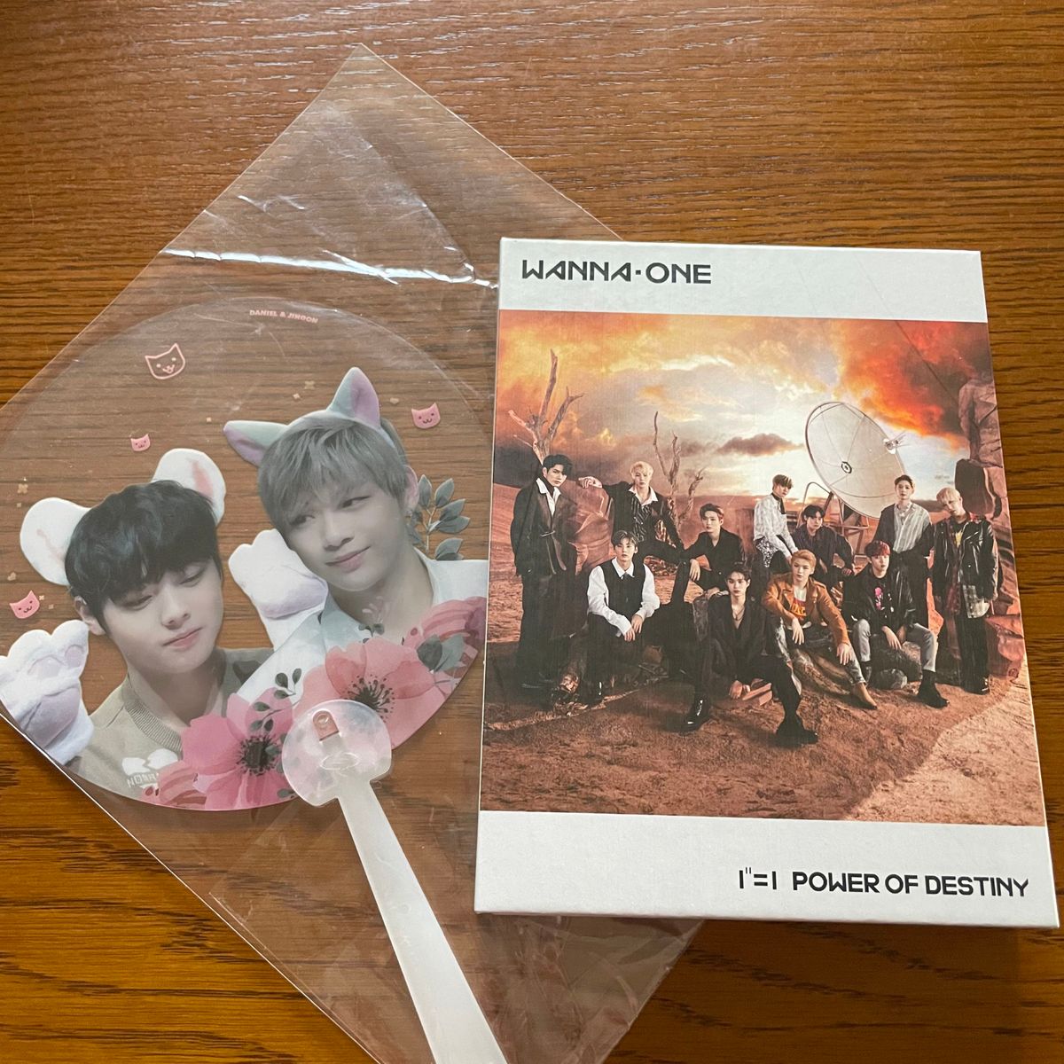 WANNA ONE power of destiny album fan set