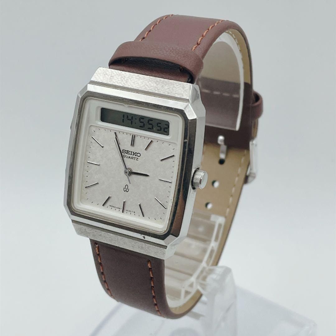 新电池/运行SEIKO QUARTZ anadiment vintage
