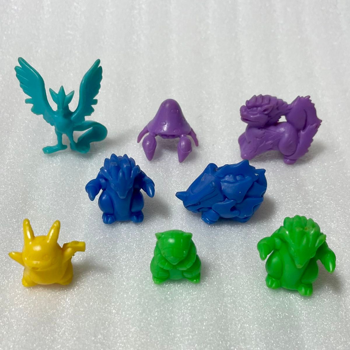 早期 宝可梦手办 PVC 怪兽收藏 橡皮人偶 年代货