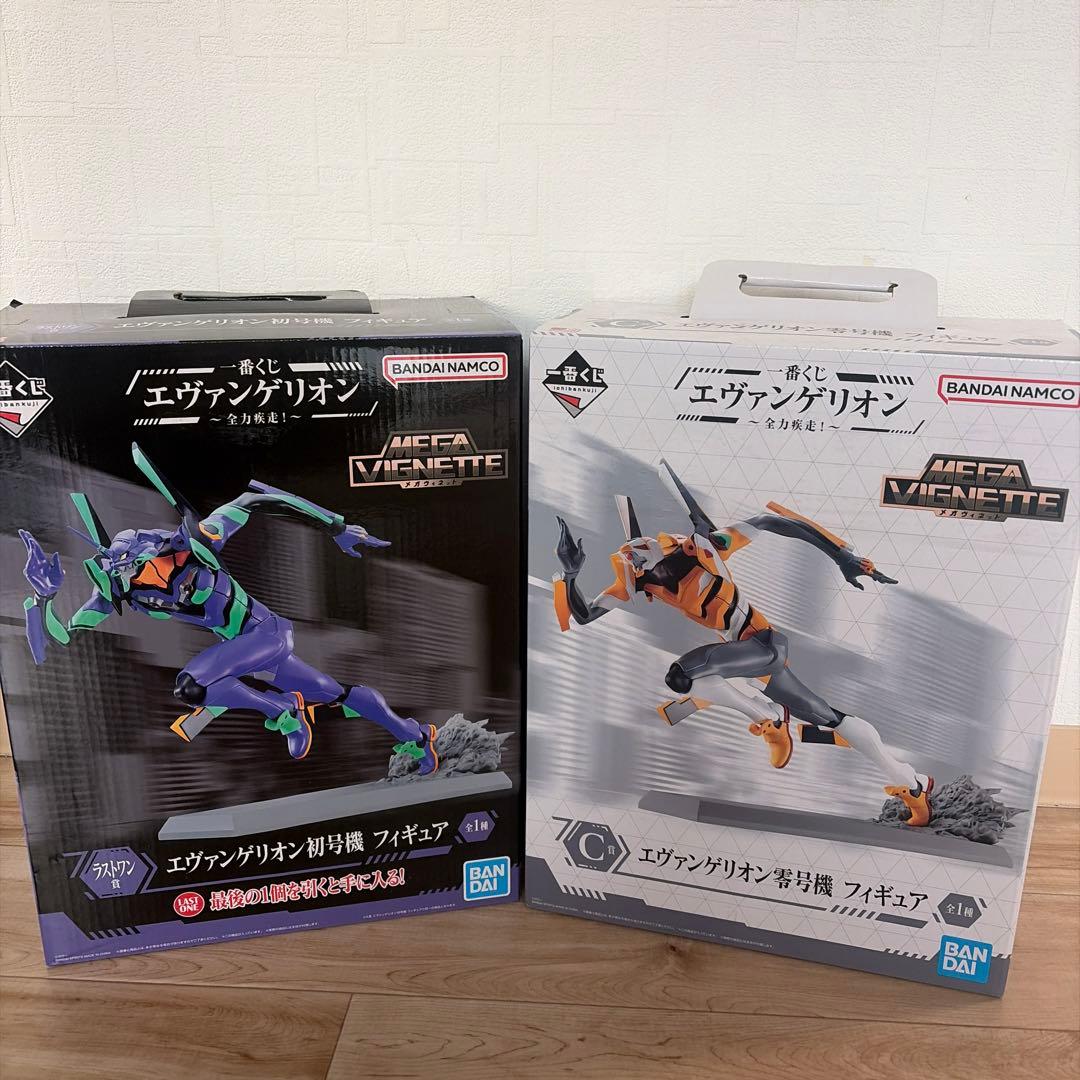 【未拆封】一番赏 新世纪福音战士 初号机 零号机 2体套装