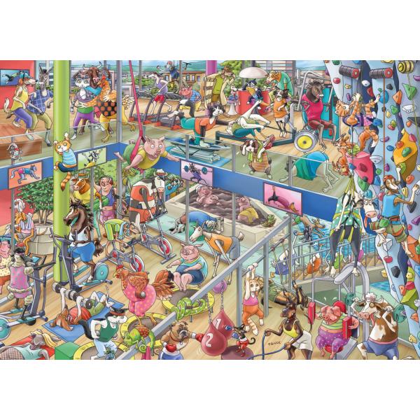【正规进口商直送】HEYE PUZZLE 1000块30084 Birgit Tanck : Pet Gym [HEYE PUZZLE]