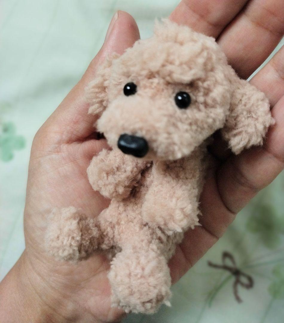 玩具贵宾犬 毛线艺术 手工毛绒玩具 模具玩偶 毛线娃娃