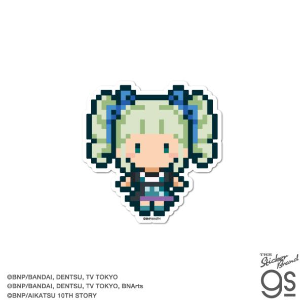 オールアイカツ! ピクセルアートステッカー 藤堂ユリカ アイドル アニメ 可愛い 音楽 コレクション キャラクター gs 公式グッズ AIK029