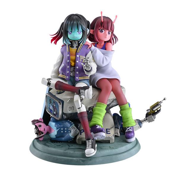 免费送货 ◆ 动画《银河特急milky ☆ subway》chiharu & makina成品figure medico娱乐【未定预约】