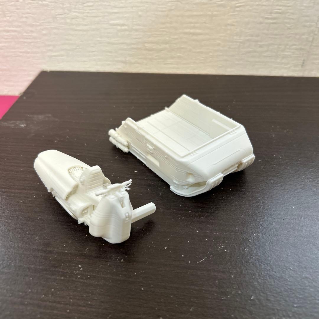 1/12 Scale 3D Printed Sci-Fi Speeder Vehicle Diorama