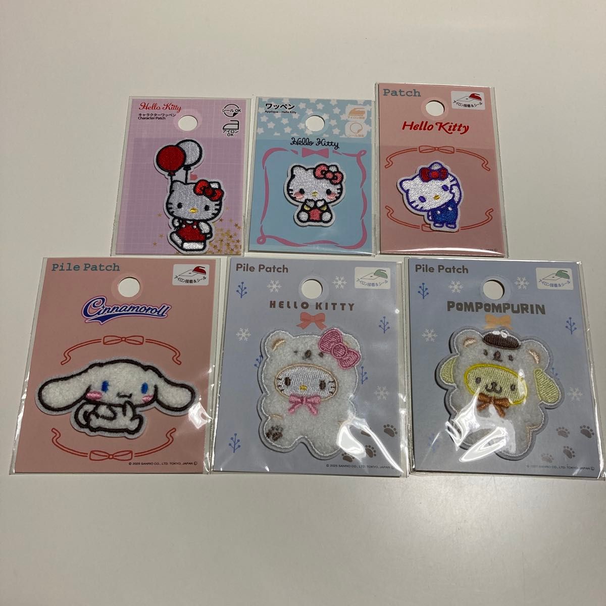 三丽鸥徽章六件套