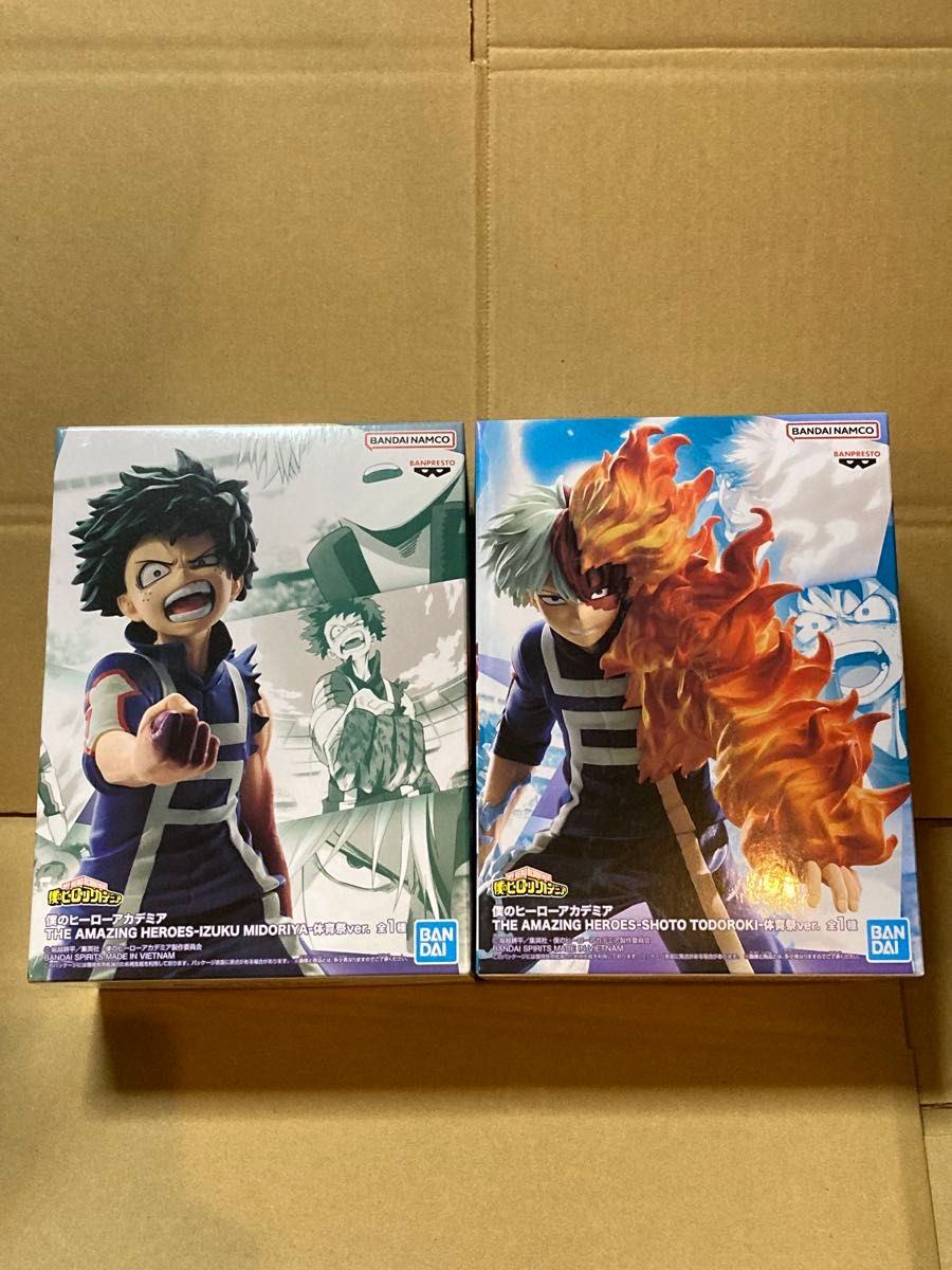 My Hero Academia THE AMAZING HEROES Izuku Midoriya Shoto Todoroki Sports Festival Ver. Figure 2-Piece Set
