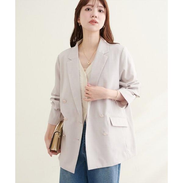 Sherbet Line Women's Textured Gold Button Blazer Jacket with UV Cooling Contact Feel