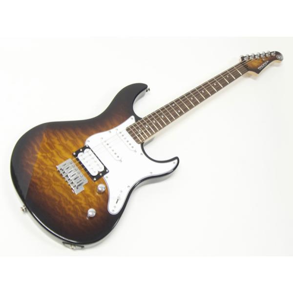 YAMAHA pacifica 212vqm TBS pacifica一步上的电吉他绗缝顶部规格